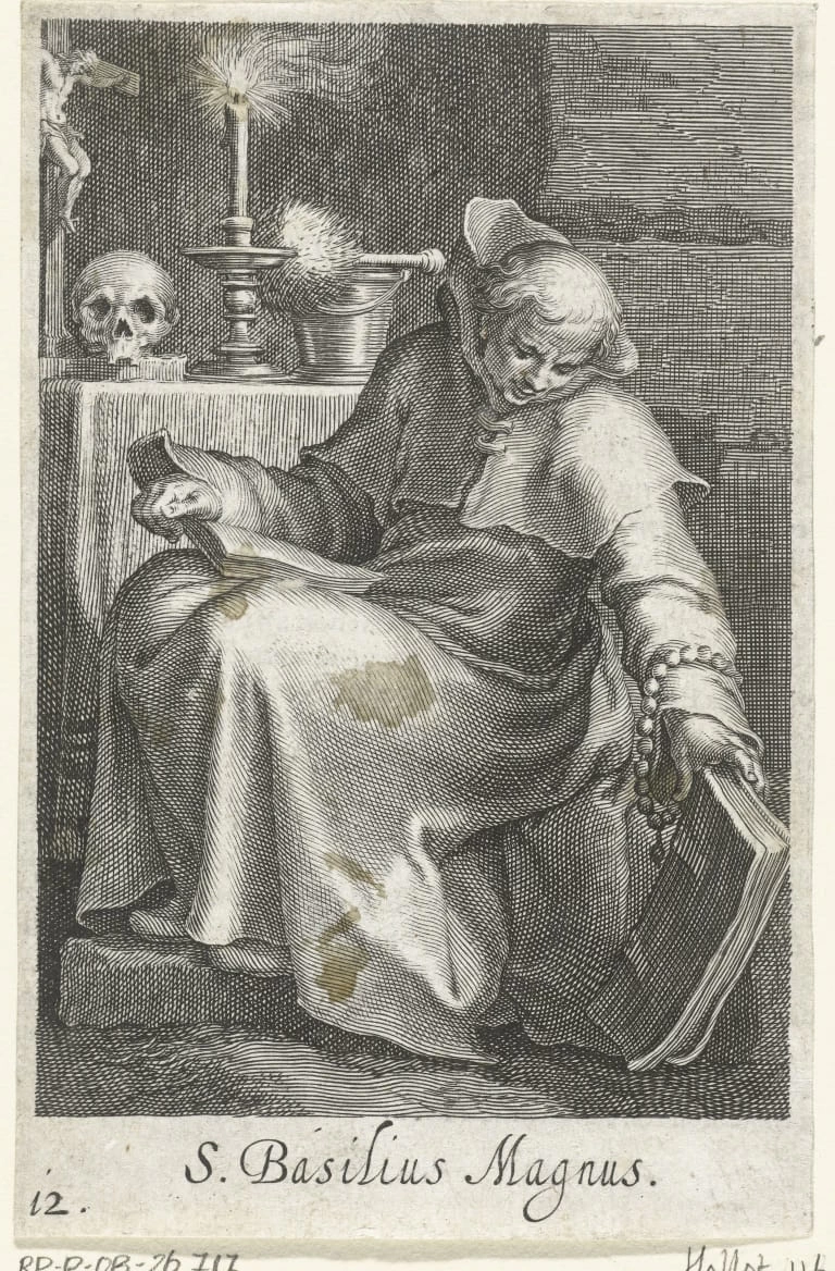San Basilio Magno come eremita - Rijks Museum, Amsterdam